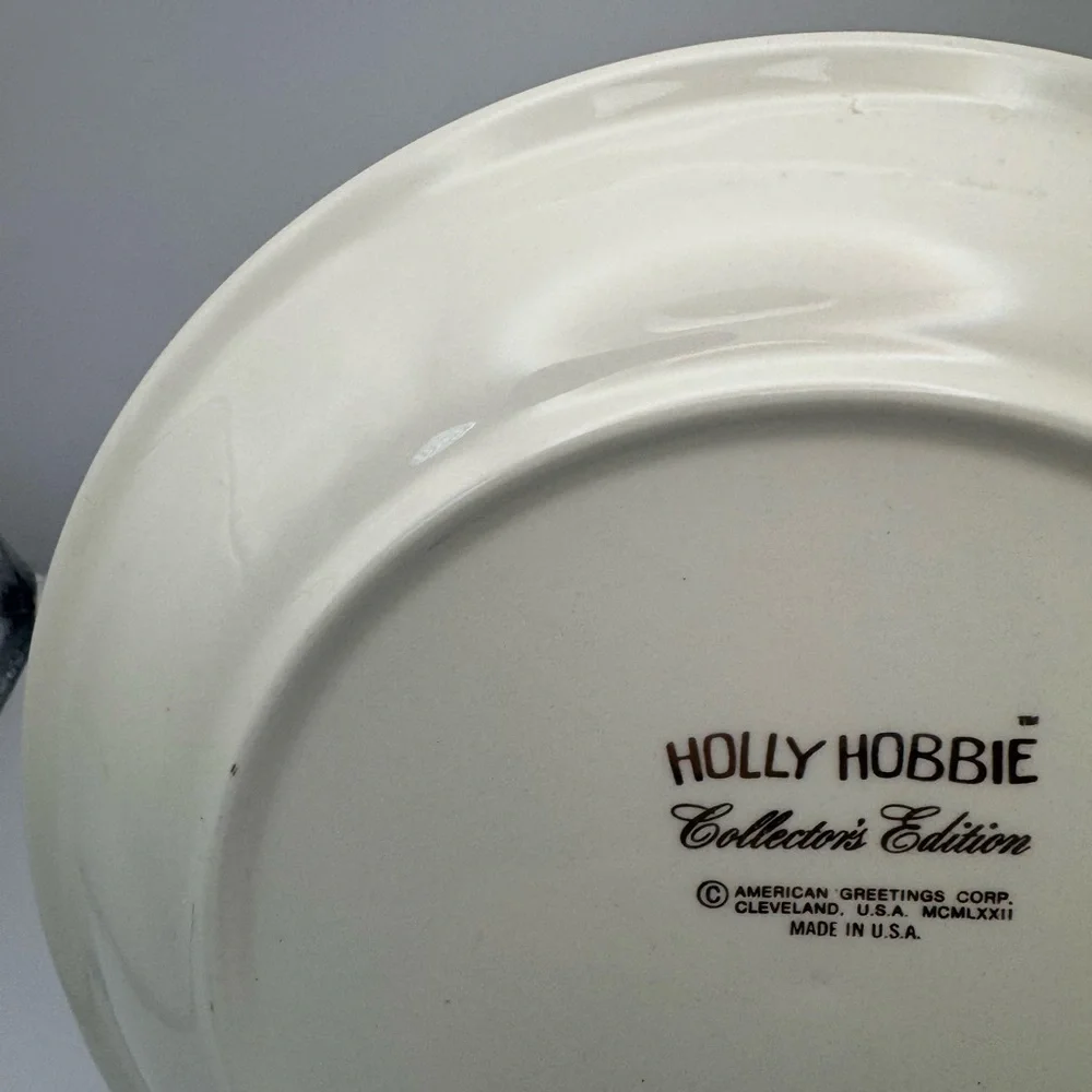 Holly Hobbie Collector Edition Plate 10.3/8th Made USA By American Greeting Mint
